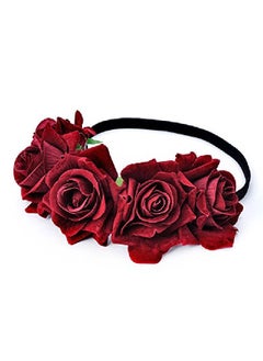 Rose Flower Crown Wedding Festival Headband Hair Garland Wedding Headpiece (1Burgundy) - pzsku/Z7A2810D015124E891F6EZ/45/_/1662018405/036c07c1-dc97-4c89-bf10-4a2d2d2f0011