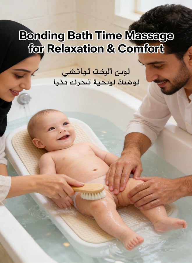 Newborn Baby Hair Brush & Comb Set - Wooden Brush with Soft Wool Bristles, Cradle Cap Brush for Boys, Girls & Toddlers - Image 4