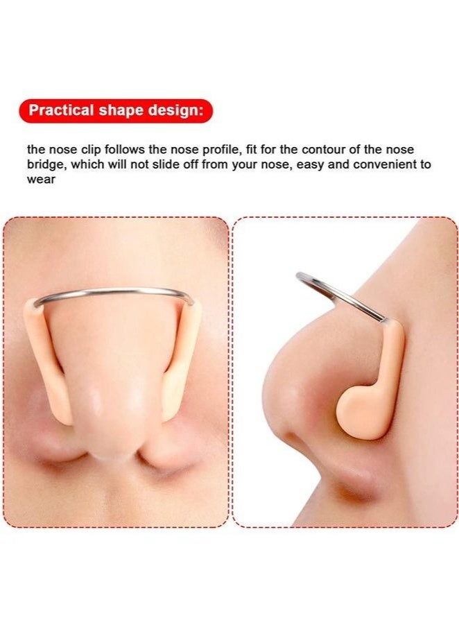 Generic 6-Piece Silicone Nose Plugs Swimming Nose Clips, Waterproof Training Nose Protector for Adults Kids Swimming Competition  - Image 2