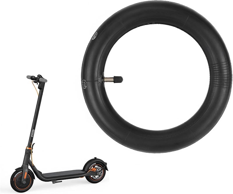 ZAITUO 10 x 2.125 10" Rubber Pneumatic Tire + Butyl Rubber inner Tube Replace for Segway Ninebot F Series (F20 F25 F30 F35 F40 F65) D28U Electric Kick Scooter Tyre Wheel Parts (inner tube x1) - Image 1