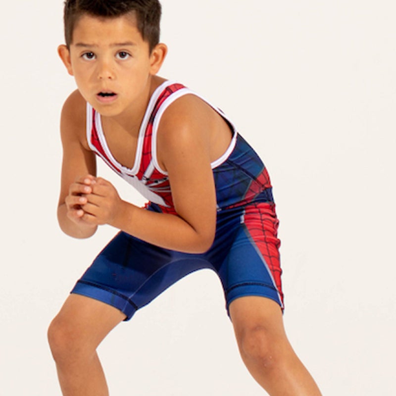 Children'S Wrestling Suit All-In-One Summer Sleeveless Track And Field Weightlifting Boxing Swimming Suit - Image 3