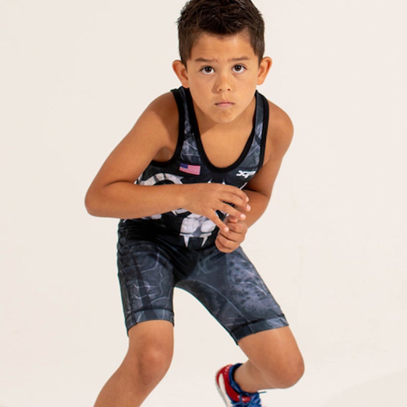 Children'S Wrestling Suit All-In-One Summer Sleeveless Track And Field Weightlifting Boxing Swimming Suit - Image 4