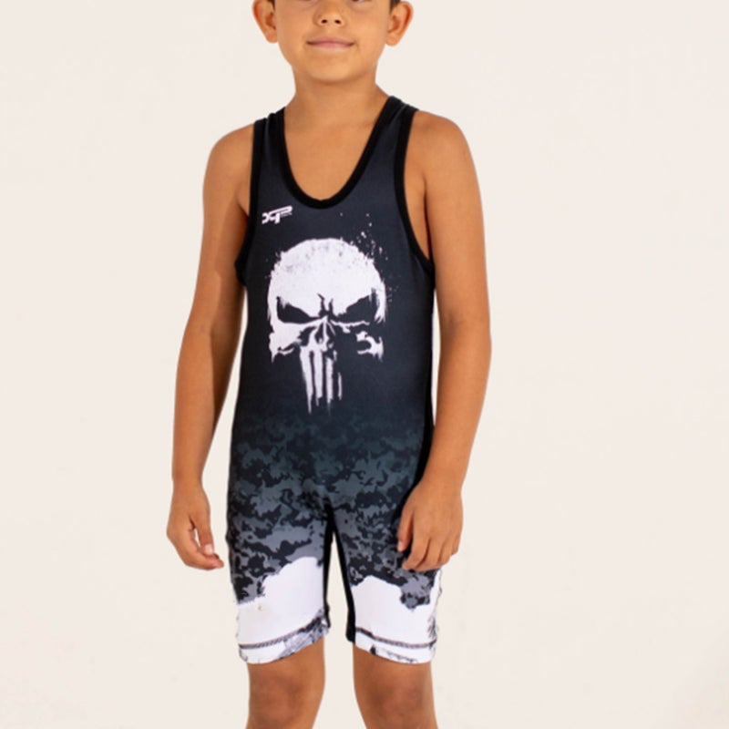 Children'S Wrestling Suit All-In-One Summer Sleeveless Track And Field Weightlifting Boxing Swimming Suit - Image 2