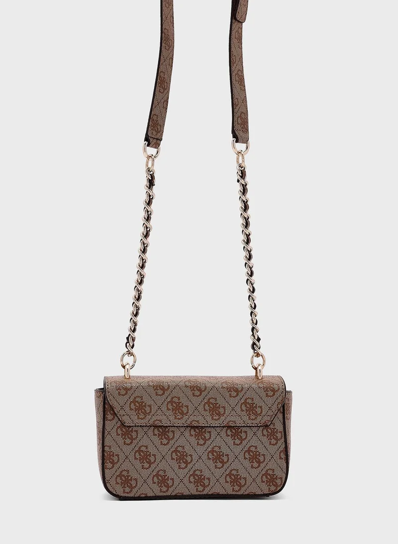 GUESS Didi Chain Detailed Crossbody Bag