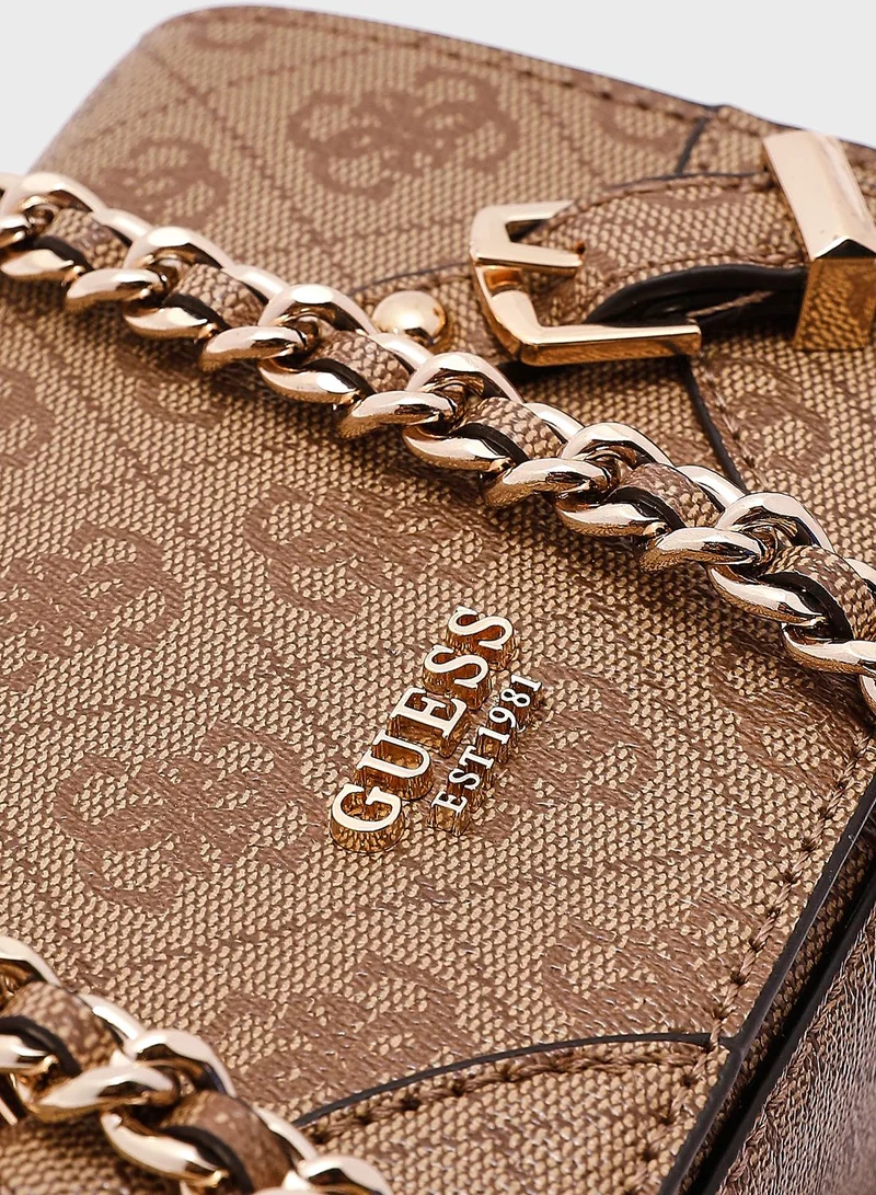 GUESS Didi Chain Detailed Crossbody Bag