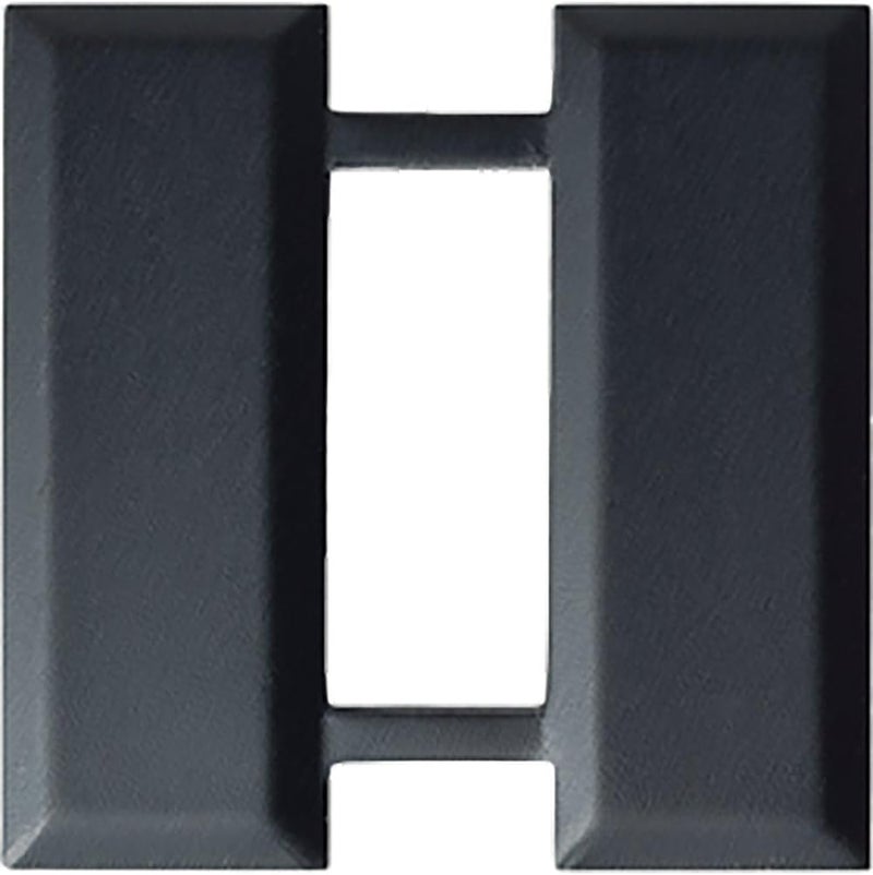 US Army Black Metal Subdued Pin-On Rank