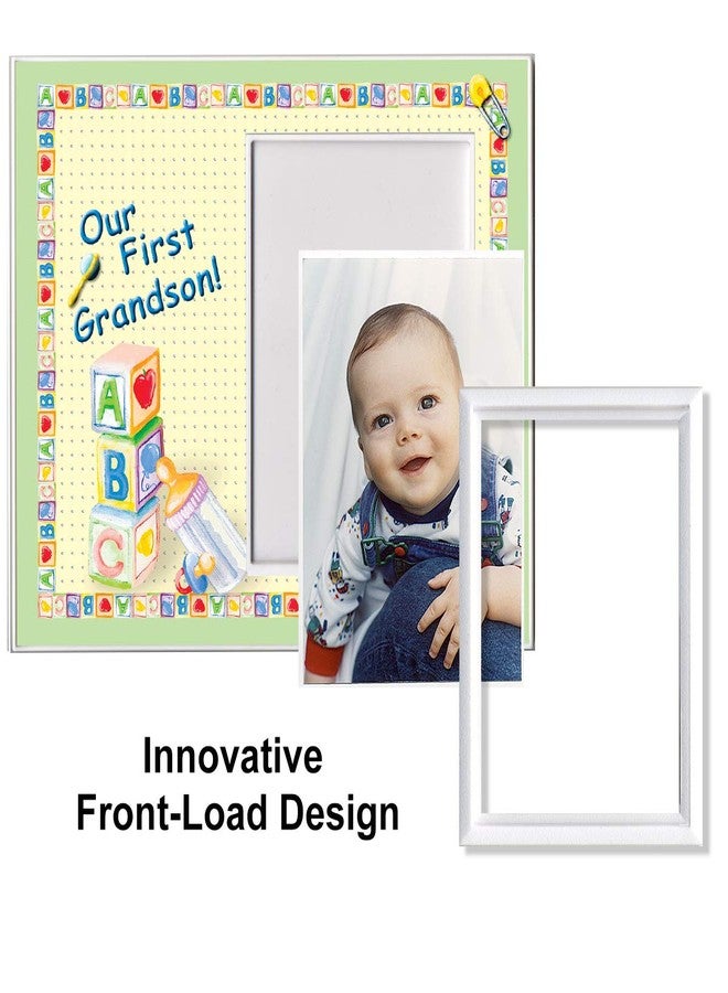 Expressly Yours! Photo Expressions First Grandson Picture Frame, 8.25 x 7 in, Holds 3.5 x 5 in Photo, Front-Load Design, Easy to Mail, OurGSon Color, Glass, Unisex Adult - Image 5