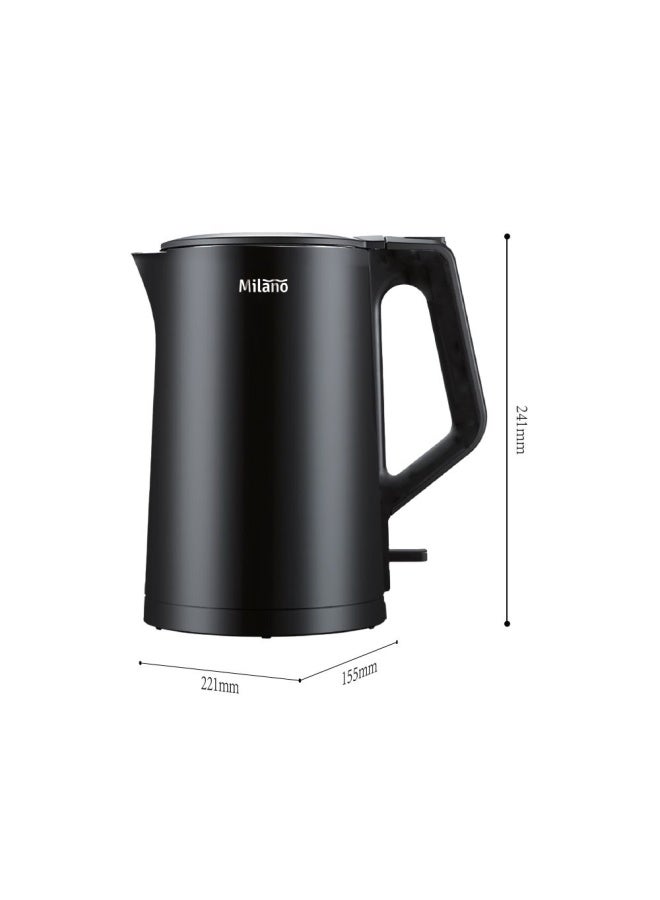 DANUBE HOME غلاية إفطار ميلانو Ml102 سعة 1.7 لتر بطبقتين  - Image 2