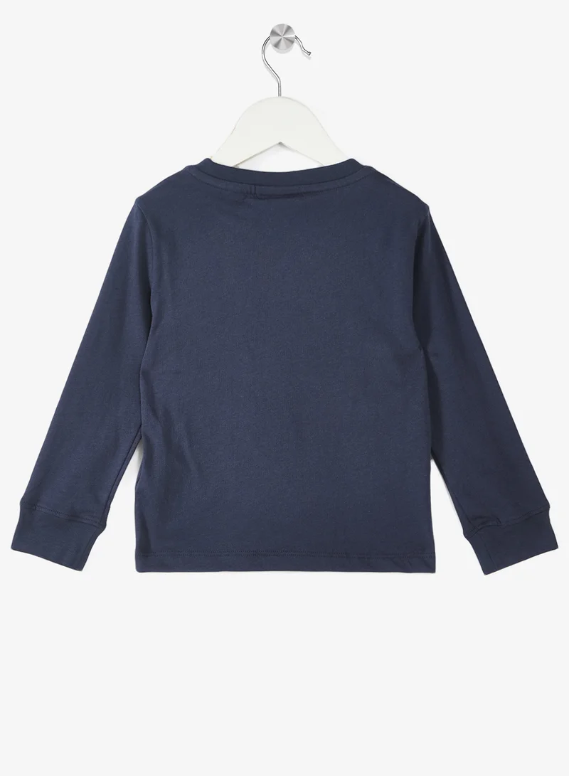 LACOSTE Kids Logo Crew Neck T-Shirt