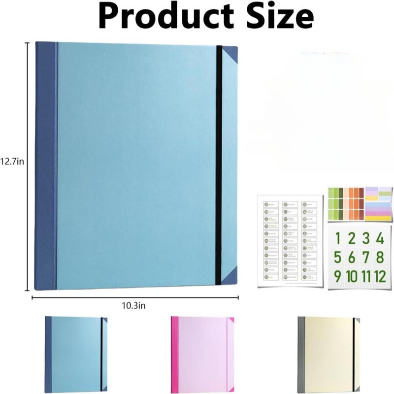 Life Organizer Binder Blue - Accordion Design For Easy Expansion And Storage End Of Life Organizer For Home Office Or School - Image 4