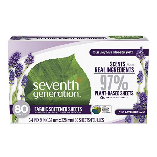 Seventh Generation Fabric Softener Sheets, Lavender, 80 Count - Image 5