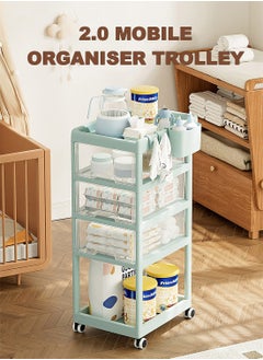 YEYA Multifunctional Baby Trolley Storage Shelf For Supplies  - Image 3