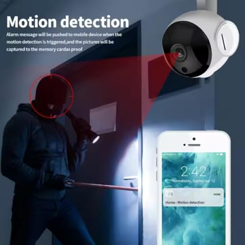 ApnaCam 2 MP 355 Degree Indoor Wi-Fi PTZ Security Camera 6IRs Live Monitoring| Two-Way Audio| Infrared Night Vision | IR Cuts| SD Card Recording | Built-in Alarm| Multiple-User Support - Image 4