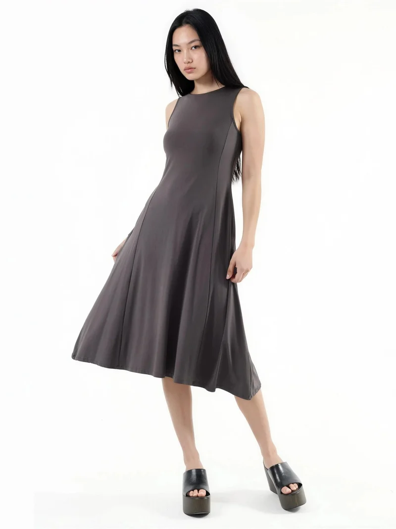 Busem BUSEM Sleeveless Midi Dress with Pockets