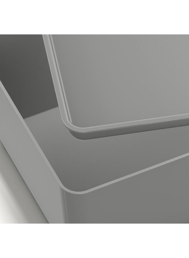 erorex Box With Lid, Light Grey, 13X18X8 Cm - Image 3