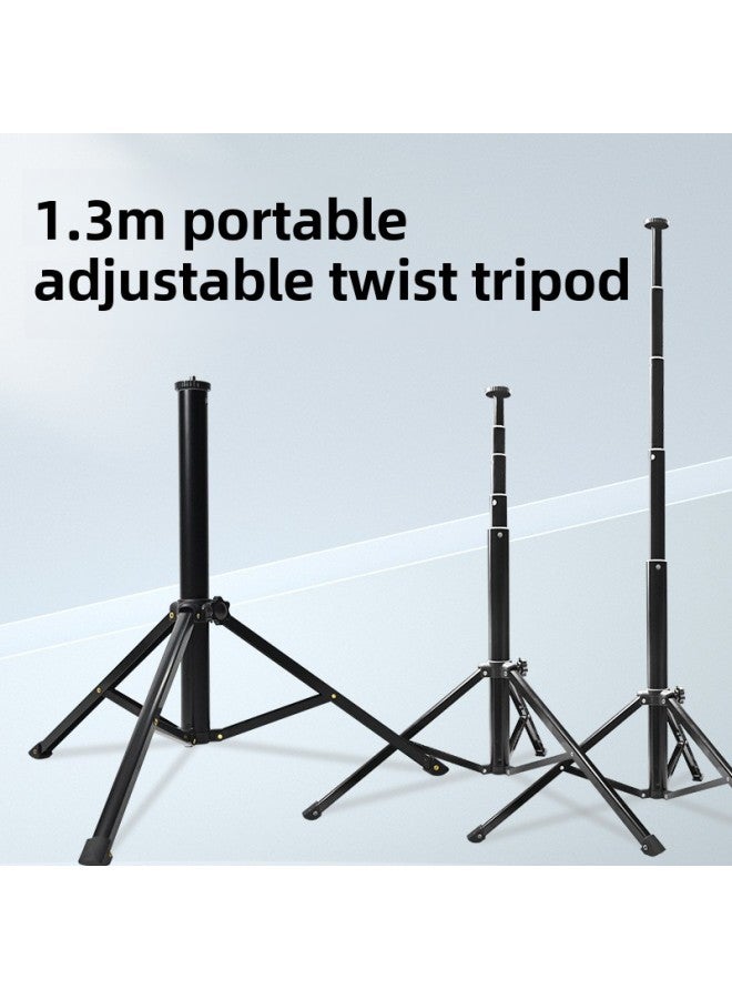 Direct Supply Mobile Phone Live Support Photo Anchor Tripod Photography Lamp Holder Flash Lamp Holder Wholesale-Color:1.3 M  - Image 1