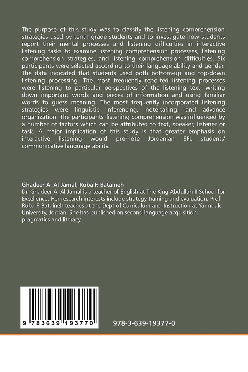 Listening Comprehension Processes, Strategies and Difficulties  - Image 2