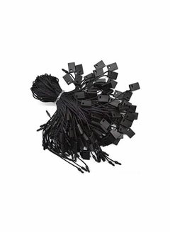 1000Pcs Black Hang Tag String Snap Lock Pin Loop Fastener Hook Ties for Clothes Gift Bags Price Tags Shoes