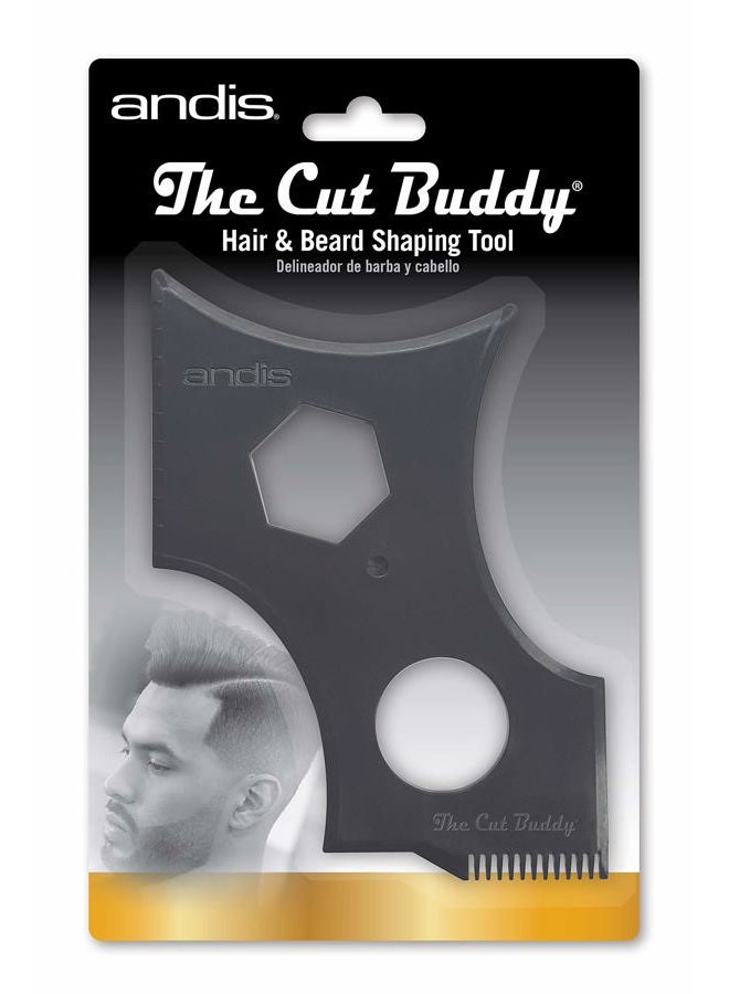 Andis Beard Shaping Tool for All Beards and Hairlines - Premium Hair Buddy for Trimming & Styling Facial Hair, Black - Image 2