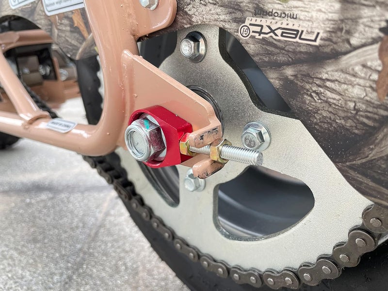 مُعدّل شدّ السلسلة الأحمر 15 مم لـ Coleman CT200U Baja Warrior MB165 MB200 Trail Motovox MBX10 MBX11 196cc 6.5HP دراجة صغيرة CRF50 XR70 CT70 50cc-125cc ATV دراجة ترابية نارية - Image 2