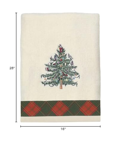 سبود Spode - منشفة يدوية ناعمة وامتصاص القطن العيد الحمام ديكور الشجرة عيد الميلاد مجموعة الترتان - Image 5