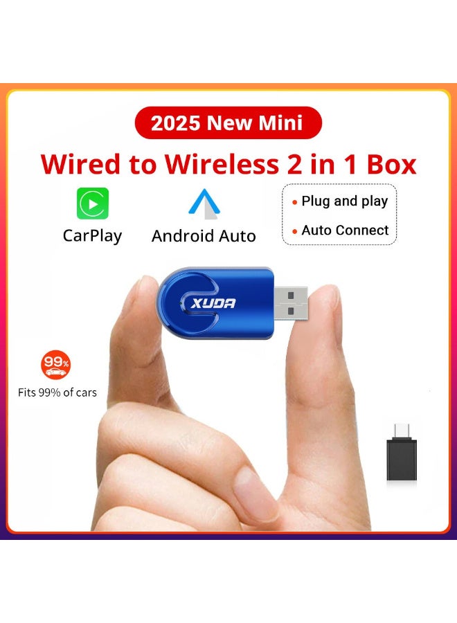 زودا محول XUDA الذكي اللاسلكي: يقوم بتوصيل هاتفك المحمول بشاشة سيارتك عبر Wi-Fi لأجهزة Android وiPhone. - Image 2