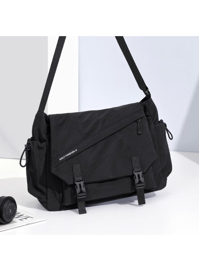 Golf Lightweight Waterproof Crossbody Shoulder Bag For Men And Women, Outdoor Cycling Sports Bag, Phone And Ipad Holder, Student Bag - Image 1
