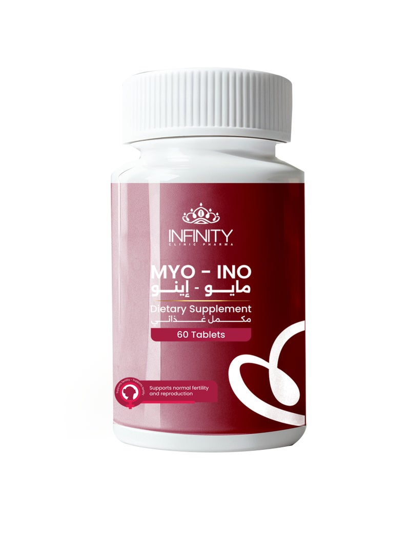 Infinity Myo Ino Dietary Supplement - 60 Tablets - Image 2