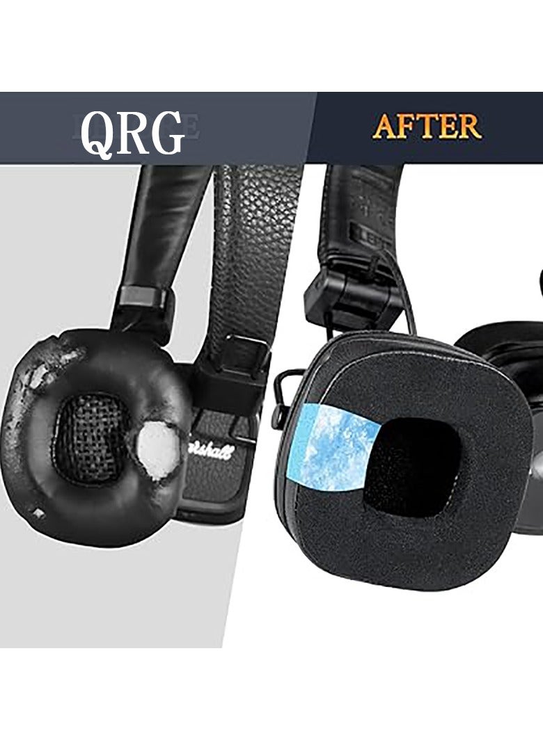 Cooling Gel Replacement Ear Pads Cushions for Marshall Major IV Bluetooth Wireless/Wired Headphones, for Major 4 Headset, Earpads with Noise Isolation Foam - Black - Image 5