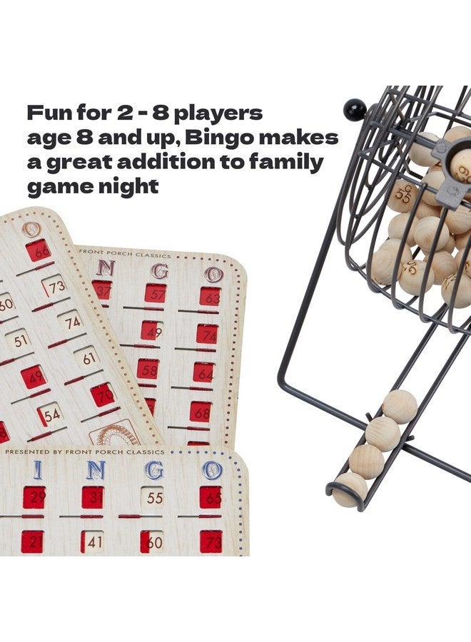 Front Porch Classics State Fair Bingo Deluxe Edition - Craftsmanship for an Authentic Retro-Style Experience - Intergenerational Fun for Friends and Family, 10x11x14 in - Image 3