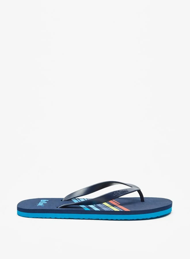 Lee Cooper Men Logo Print Flip Flops