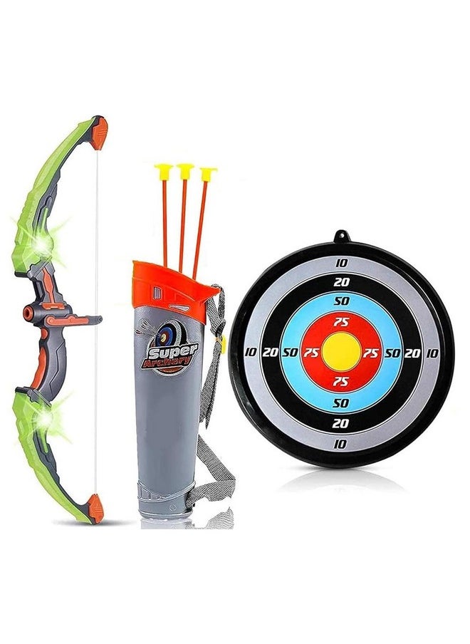 Euphoria Rk Toys Archery Set for Kids: includes Bow, 3 Suction Cup Arrows & Target - Outdoor Fun and Skill Development Toy for Kids/Children  - Image 1
