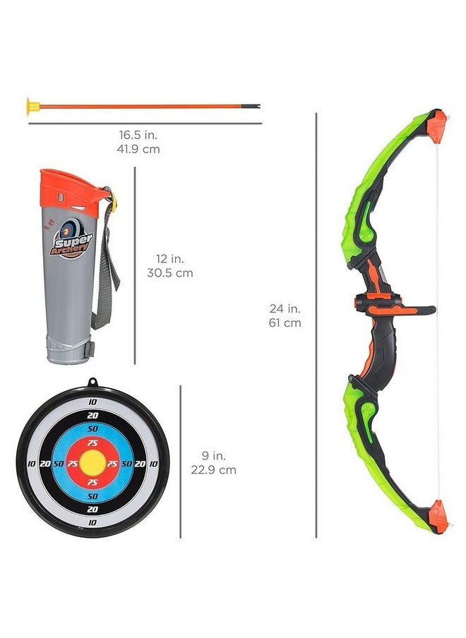 Euphoria Rk Toys Archery Set for Kids: includes Bow, 3 Suction Cup Arrows & Target - Outdoor Fun and Skill Development Toy for Kids/Children  - Image 3