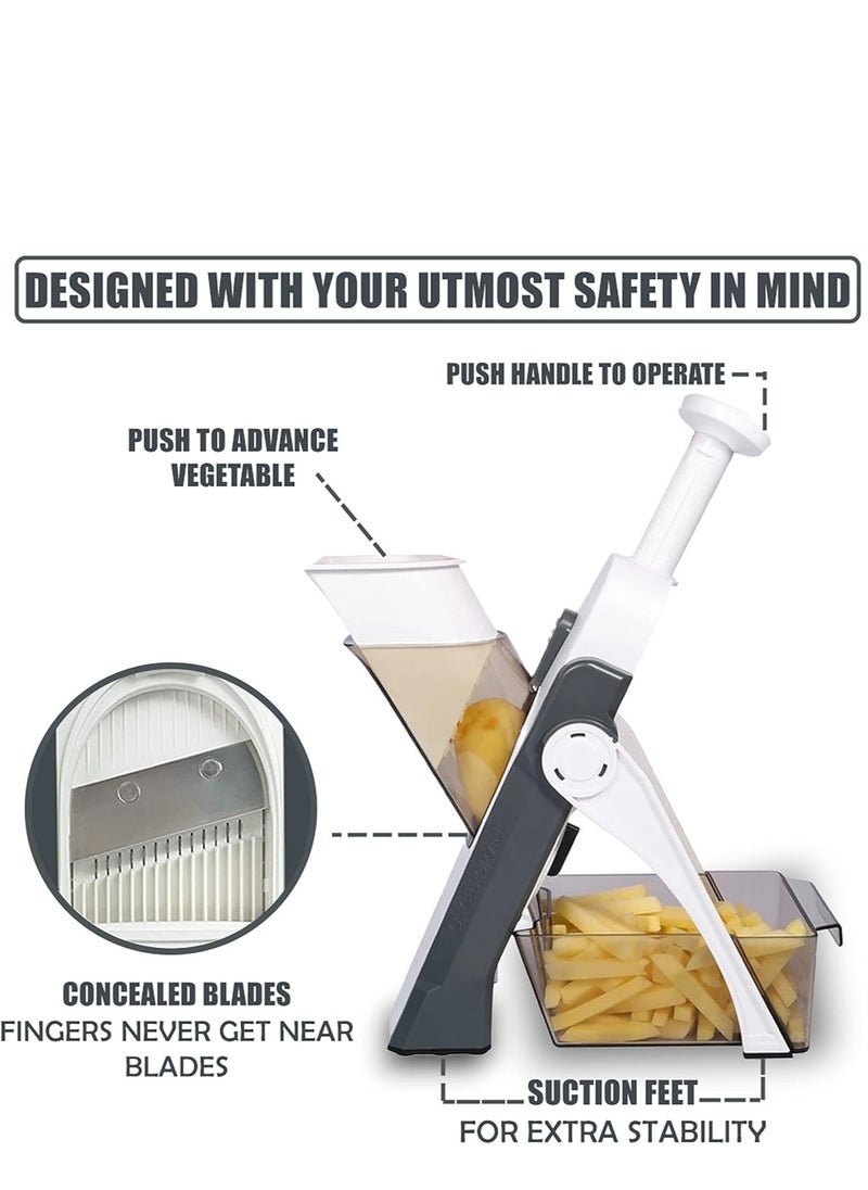 Generic - SUPAAR 4 in 1 Portable Electric Vegetable Cutter Set Mini Food Slicer and Chopper for Kitchen Multifunctional Wireless Electric Grinder Vegetable Cutter Peeler and Clean Brush Function Multifunctional - Image 1