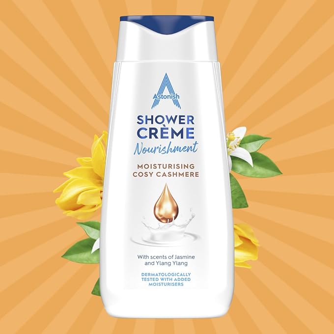 Astonish Shower Crme, Cosy Cashmere, Cleanses and Moisturises, Jasmine and Ylang Ylang Scented, 400ml - Image 3