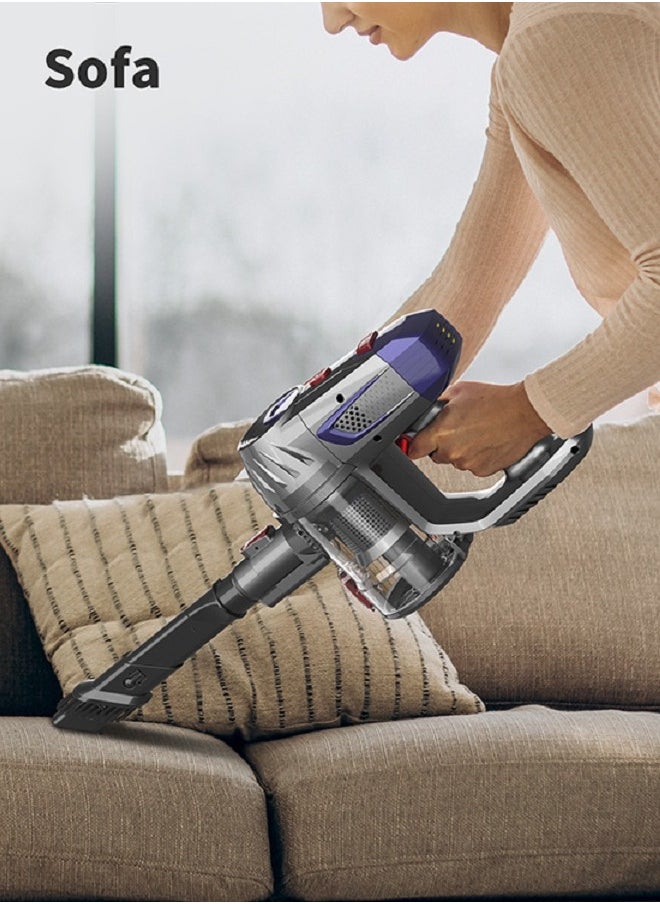 Joshberg 6-In-1 Cordless Upright Stick Vacuum Cleaner,Handheld Vacuum Cleaner,9000PA 150.0W,Blue/Gold  - Image 4