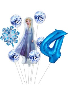 Düvenci Ticaret Frozen Elsa Foil Balloons Fresh Balloon Set 