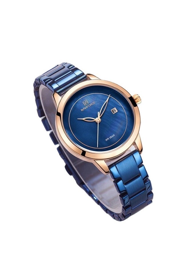 NAVIFORCE - NAVIFORCE NF5008 Women's Fashion Quartz Watch – Elegant & Durable Design - Image 1