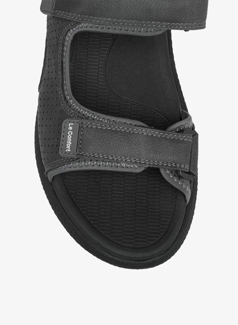 Le Confort Grey Men Hook and Loop Sandals for Men | Best Price UAE