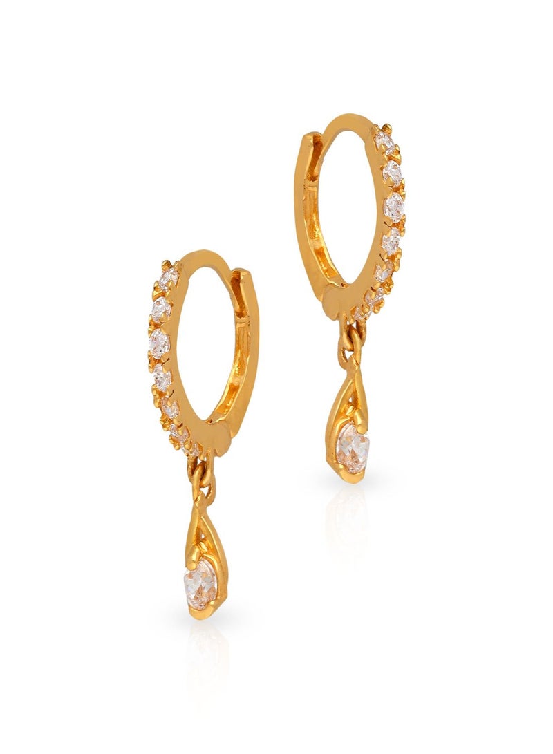 Malabar Gold and Diamonds 22 Karat 916 Purity Hoops & Bali Style Endless Hoop Earring for Women ERDZL51340 - Image 1