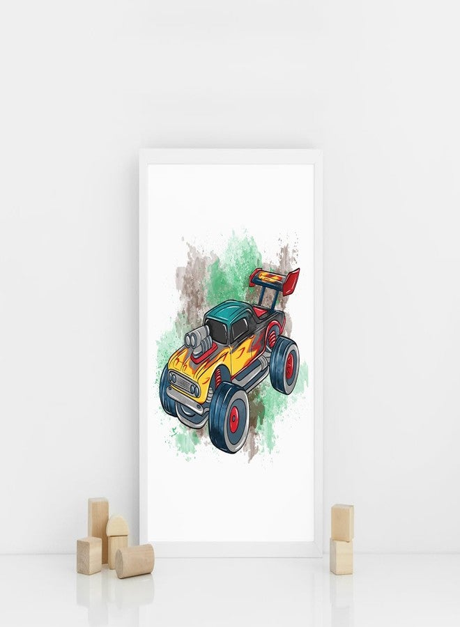 Nistio® Crazy Cars Posters for Kids Room Decor, Wheels Wall Art, Racing Car Posters for Boys Bedroom, Vibrant Car Art for Playroom Decor, Unframed Set of 8 (8x10) - Image 5