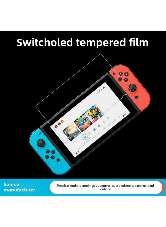 Generic Nintendo Switch Protective Film HD Screen Film SWITCHOLED Game Machine Tempered Film-Color:Switch Hd Pet Film Naked (foam Packaging)  - Image 1