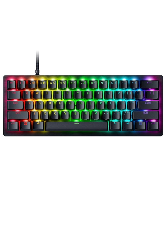 Razer Huntsman V3 Pro Mini 60% Gaming Keyboard, Analog Optical Switches w/Rapid Trigger & Adjustable Actuation, Onboard Adjustments, Dual-Purpose Mod Keys, Doubleshot PBT Keycaps - Black - Image 1