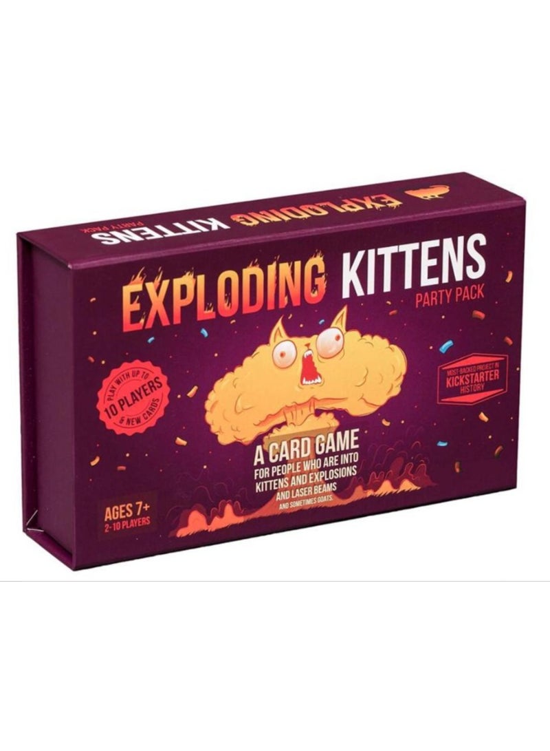 انفجار القطط الحفلة، سهلة العائلة الصديقة الحفلة ألعاب البطاقات، لعبة العائلة لليلة اللعبة، 2 - 5 اللاعبين - Image 1