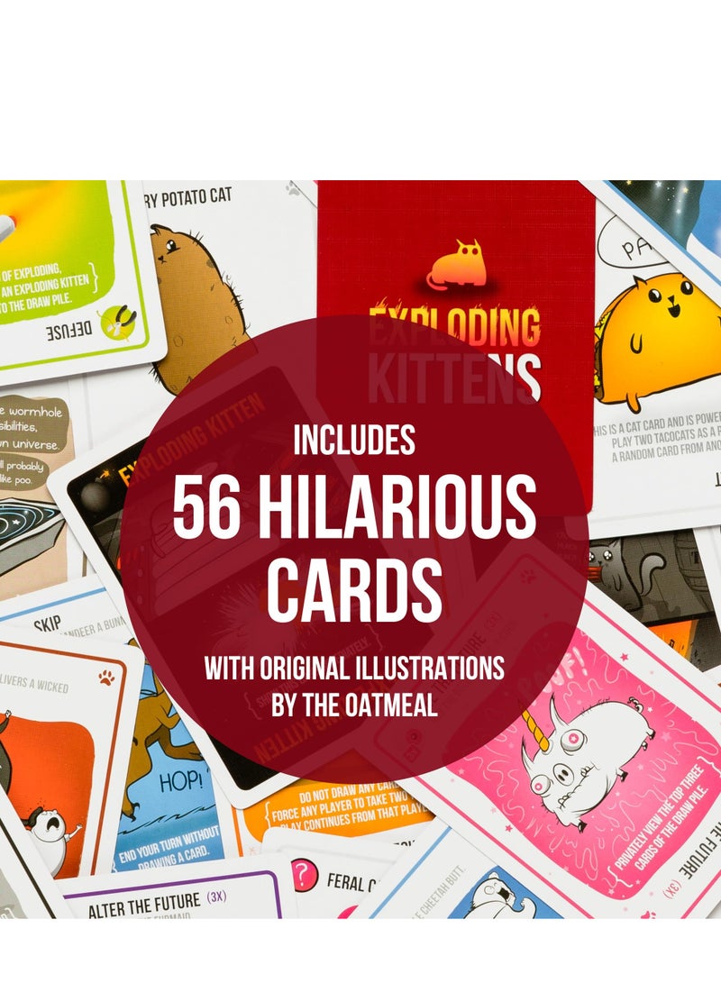 انفجار القطط الحفلة، سهلة العائلة الصديقة الحفلة ألعاب البطاقات، لعبة العائلة لليلة اللعبة، 2 - 5 اللاعبين - Image 2