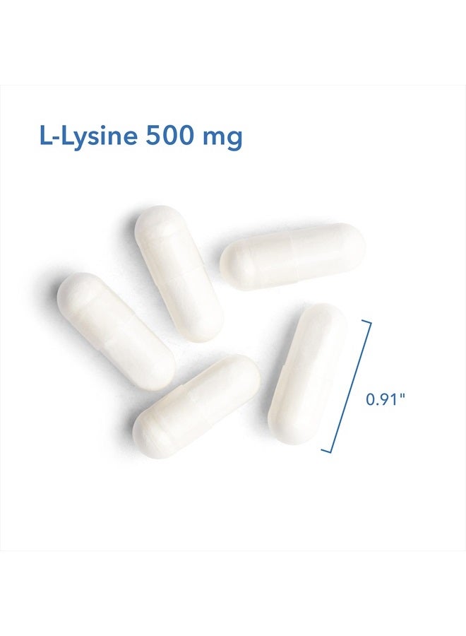 Allergy Research Group L-Lysine - Immune Support, L-Lysine HCI, Free Form Amino Acid, 500mg Supplement, Pure, Organic, Vegetarian Capsules - 100 Count - Image 3