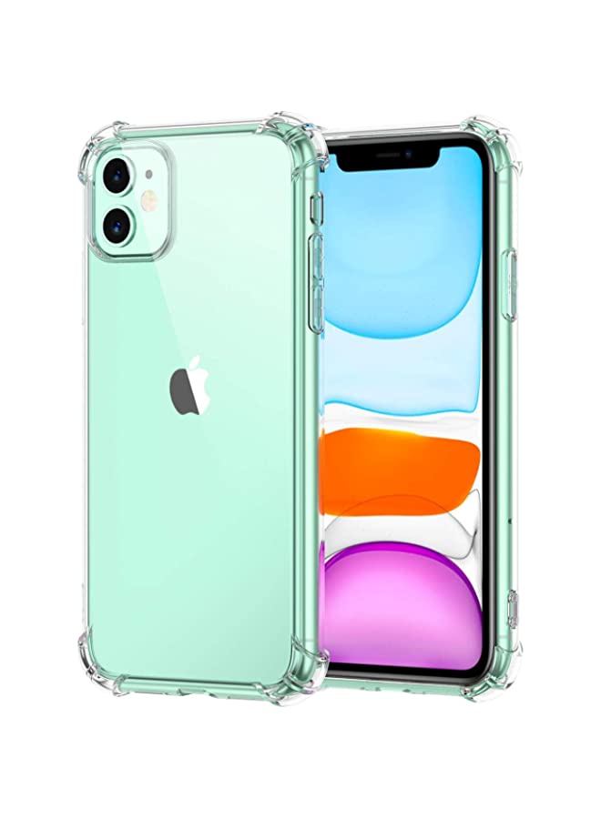 IAF Case for iPhone 11 Case Cover Back Air Cushion Soft Silicone Shockproof Anti-Scratch Protective Bumper Shell Corner for iPhone 11 
