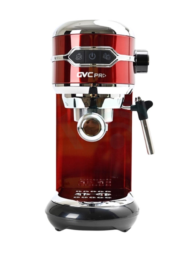جي في سي برو ماكينة صنع قهوة اسبريسو 1 L GVCM-1906 أحمر - Image 2