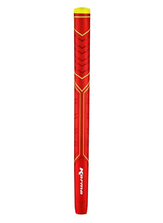 Karma Big Softy Red Oversize Pistol Putter Grip, Soft Less Taper Thick Rubber Counterbalance Golf Putter Grips for Men - Image 1