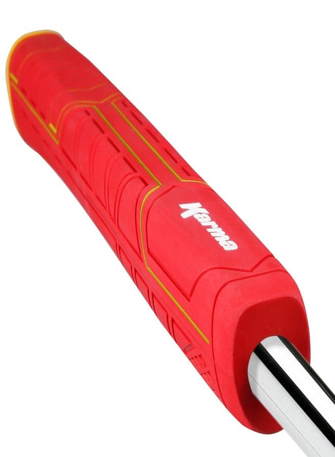 Karma Big Softy Red Oversize Pistol Putter Grip, Soft Less Taper Thick Rubber Counterbalance Golf Putter Grips for Men - Image 3